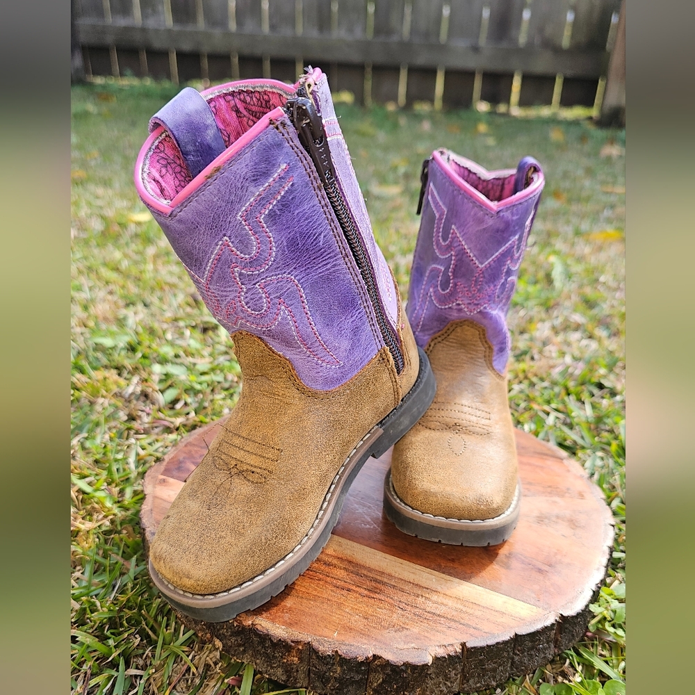 Mountain Toddler Girls' Autry Western Boots